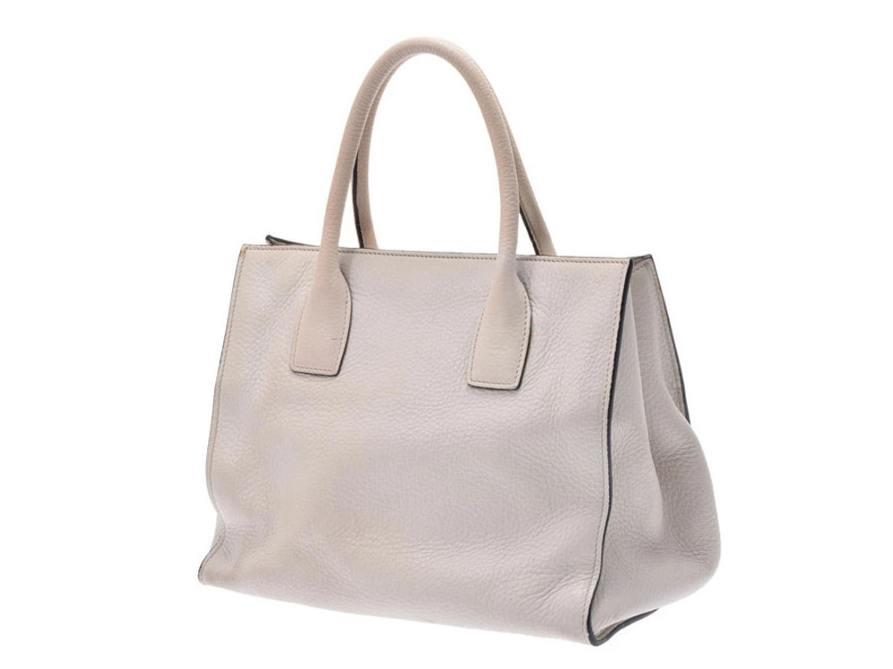 Prada white strap handbag leather card